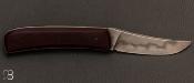 Couteau de poche "Vintage" micarta par Guy Poggetti