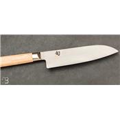 Couteau Japonais de cuisine KAI Shun Classic White santoku 180 mm - DM.0702W