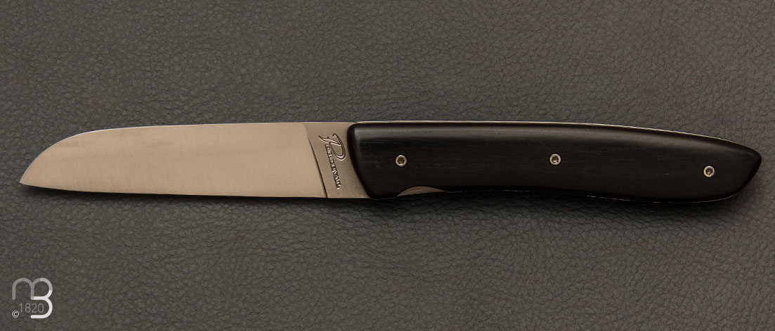 L08 Perceval knife Gabon ebony