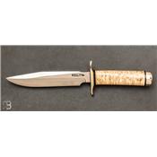 Musk ox horn Fighter Randall fixed-blade knife