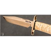 Musk ox horn Fighter Randall fixed-blade knife