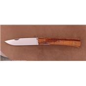 Entretoise knife Bamboo-shape carved handle