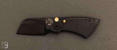 " µSepia Black " - Collaboration Torpen et Maxknives - MKH01B