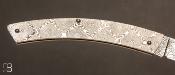 Damascus Le Thiers pocket knife by Cognet