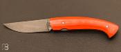 Couteau de poche 1515 G10 orange et lame 19C27 par Manu Laplace