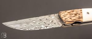  Couteau " 1515 collection Zulu " par Manu Laplace - Os et Palmier