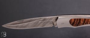   Couteau " 1820 Berthier " interframe par Charles Bennica - Damasteel et Koa