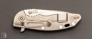    Couteau custom 3.5'' XM-18 Spanto Tri-Way par Rick Hinderer - S35VN et G10