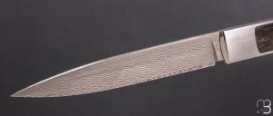  Couteau " APEX " custom de Lionel Lalague - Fatcarbon et Damasteel