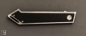   Couteau " Apocalypse  " custom par Jean-Pierre Martin - Bakélite et lame en RWL34