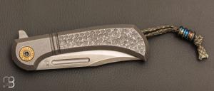   Couteau " Bullet  " pliant de Gudy van Poppel - Titane et Böhler N690