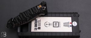 Couteau pliant C.A.C. " MN400 Forces Sous-Marine " Marine Nationale - PA6 FV noir