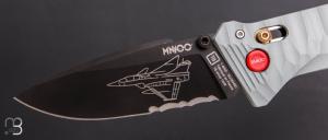 Couteau pliant C.A.C. " MN400 Pilote " Marine Nationale - PA6 FV gris