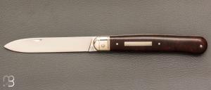   Couteau " Canif de luxe " par Adrien Vautrin - Bois de fer et 14c28N