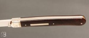  Couteau " Canif de luxe " par Adrien Vautrin - Bois de fer et 14c28N