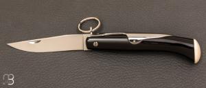 Couteau Chasseur 10 cm Buffle & Phacochère par J. Mongin