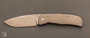   Couteau " Citizen full custom " par Sacha Thiel - Titane et RWL34