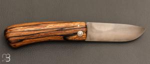 Couteau de poche Le Dodu Hêtre échauffé par Frédéric Maschio