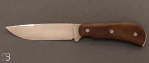 Couteau " Drache " droit par ric Parmentier - Micarta vintage et 14c28N