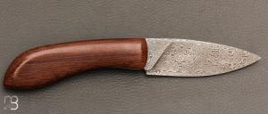  Couteau " Edcix " custom de Florent Dall'ava - L'atelier Dall'ava - Micarta et lame damas