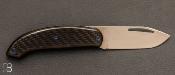 Couteau "Exocet" custom par Éric Demongivert - RWL-34 et fibre de carbone 