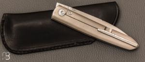  Couteau  "  Frame-Lock custom " par Grégory Picard - Titane et S45VN