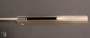   Couteau " Frame-Lock custom " par Florian Dreyer FD-Knives - Titane et RWL34
