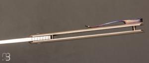  Couteau " Framelock " custom de Stéphane Sagric - Titane et RWL-34
