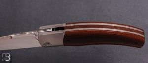    Couteau " Front-flipper " par Stephen Taillandier - Micarta et RWL34