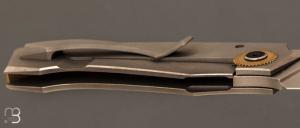 Couteau " Front-flipper custom " Titane et RWL34 de Berthelemy Gabriel - La Forge Agab