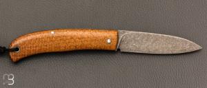 Couteau "  Hook  " custom par Raphaël Durand - Kevlar "Thunderstrike" et RWL-34
