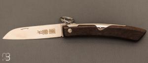 Couteau " Ibex 100 inox " par Windmühlenmesser - Chêne fumé