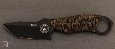  Couteau Karlican Édition Limitée 20 ans Wildsteer - Paracorde et lame noire