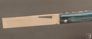   Couteau " L'Olonnois " de L'atelier du capitaine - Hêtre échauffé stabilisé