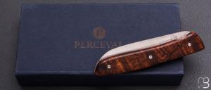  Couteau " L08 " par Atelier Perceval - Bois de fer et 19c27