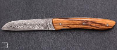   Couteau "L08" par Atelier Perceval - Bois de serpent et lame damas