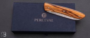   Couteau "L08" par Atelier Perceval - Bois de serpent et lame damas