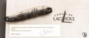   Couteau Laguiole 12 cm par Stéphane Rambaud - Plein manche impala