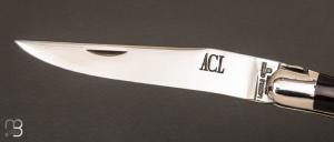 Couteau Laguiole " ACL " pointe de corne 11 cm par la Forge de Laguiole
