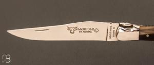   Couteau Laguiole en Aubrac 12 cm "Rugby" corne blonde 