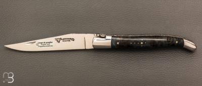  Couteau Laguiole Aubrac Loupe de peuplier stabilisée