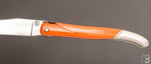    Couteau Laguiole par Vent d'Aubrac - Jérôme Lamic - G10 orange