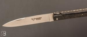 Couteau " Laguiole droit " 13 cm par Laguiole en Aubrac  - Fatcarbon spacecoral