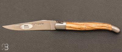 Couteau Laguiole en Aubrac " lgant" olivier - 12 CM