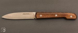  Couteau " Le Capi " par la Coutellerie Savignac - Noyer et lame en 14c28