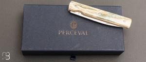  Couteau  " Le Français   " Ivoire de Mammouth par Perceval