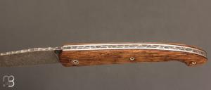    Couteau "Le Passager" de Pierre Thomas - Atelier Odae - Chêne brun microbillé