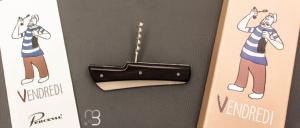  Couteau " Le Vendredi" par Perceval - ébène de Mozambique