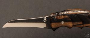  Couteau " Léonardo " liner-lock  par CITADEL - Ébène Royal et N690Co Böhler