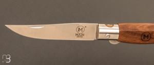 Couteau " Liner-lock Spanish Line "  de Main Knives - Noyer - 9003